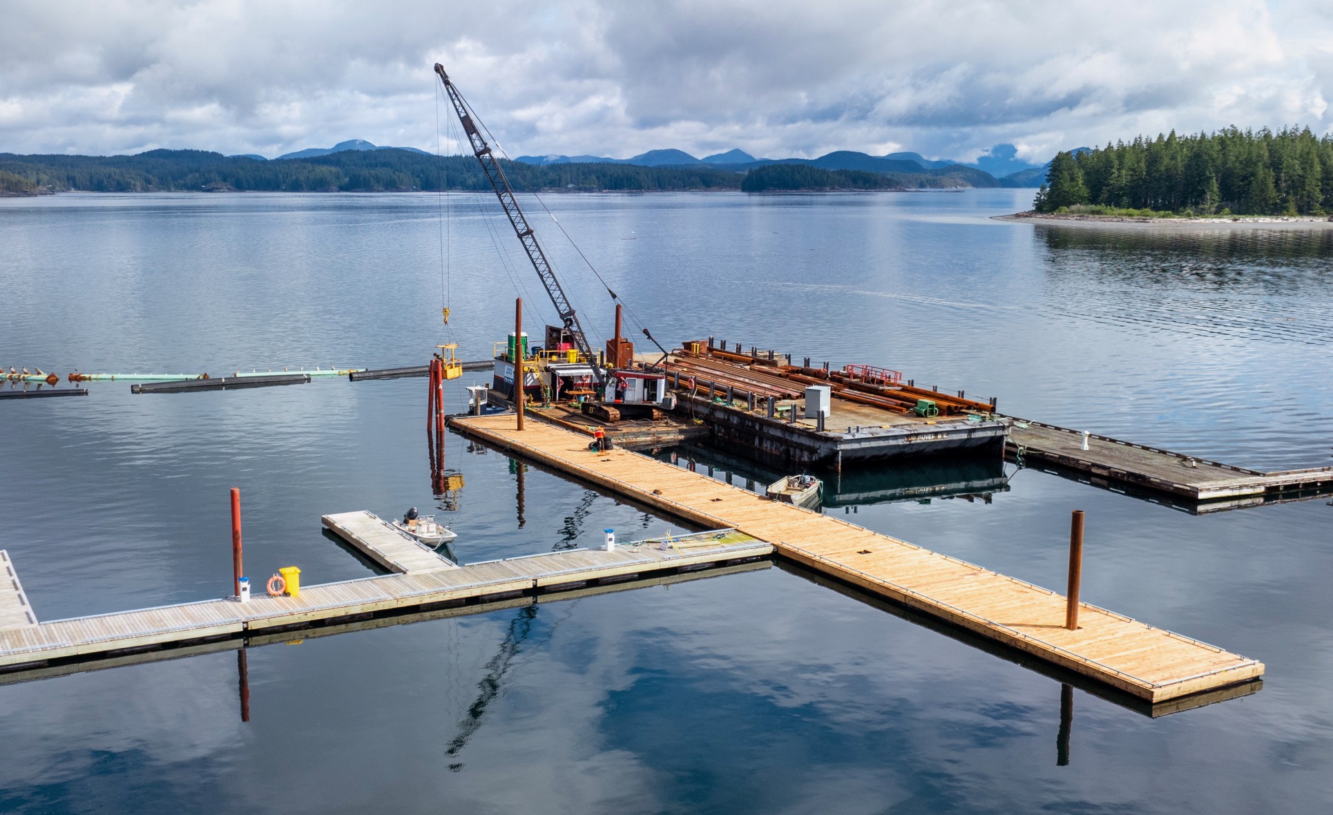 Pile Driving | Our Work | Pacific Marine Construction